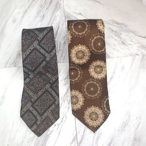 VIntage Dior and Oscar de la renta tie